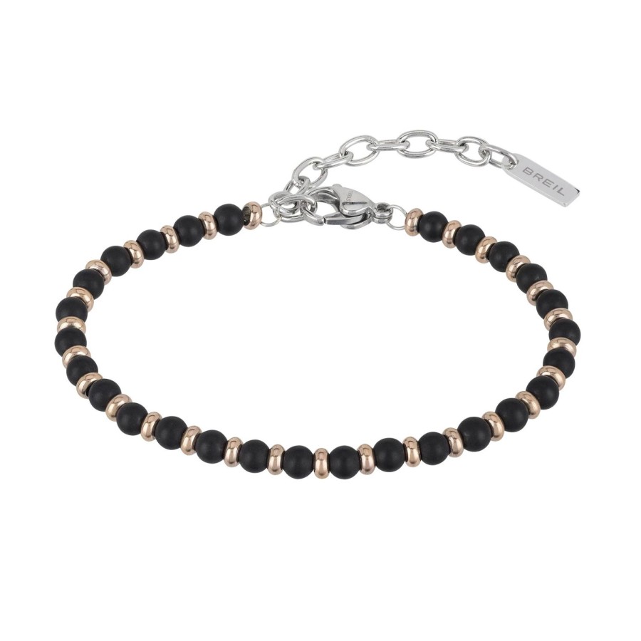 Uomo Breil Bracciali | Black Onyx