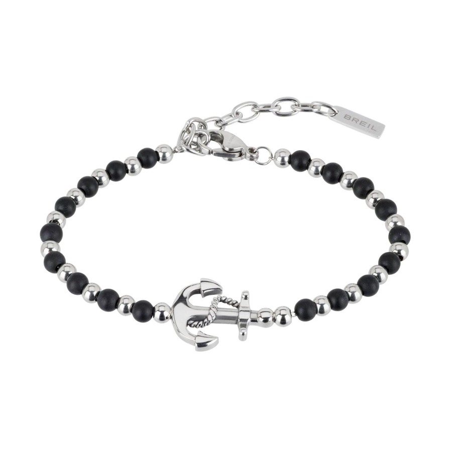 Uomo Breil Bracciali | Black Onyx